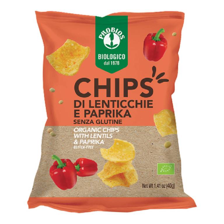 CHIPS DI LENTICCHIE E PAPRIKA