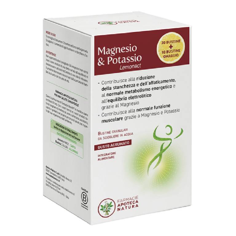 MAGNESIO E POTASSIO 30BUST GRA